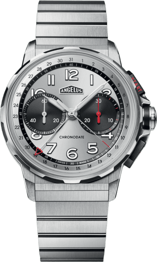 Angelus Chronodate Titanium Magnetic Silver Titanium