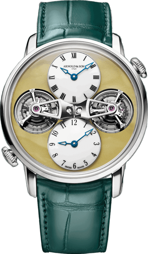 Arnold & Son Double Tourbillon White Gold