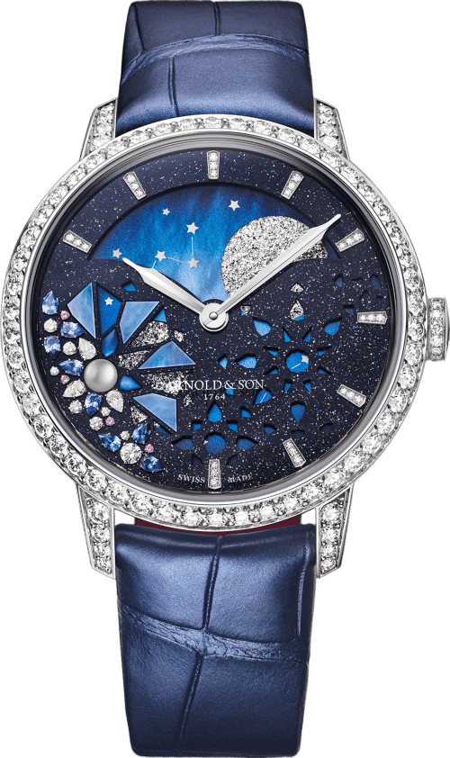 Arnold & Son Perpetual Moon 38 White Gold "Eclipse I"