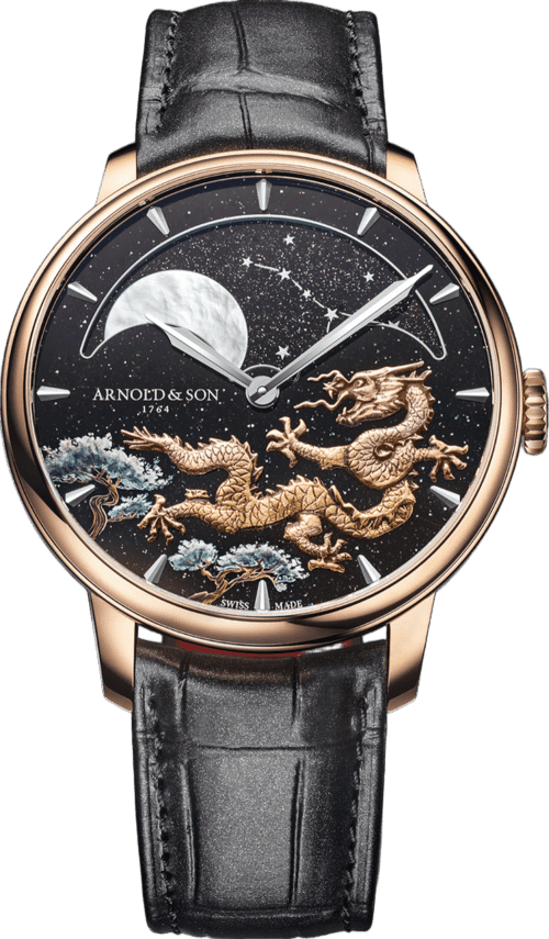 Arnold & Son Perpetual Moon 41.5 Red Gold "Year of the Dragon"
