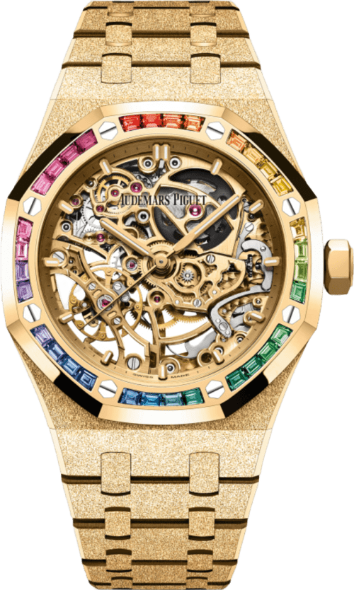 Audemars Piguet Royal Oak Frosted Gold Double Balance Wheel Openworked