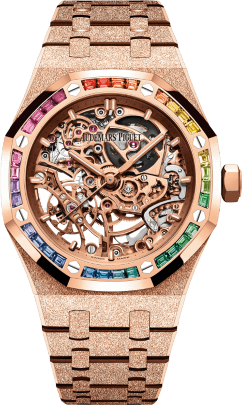 Audemars Piguet Royal Oak Frosted Gold Double Balance Wheel Openworked