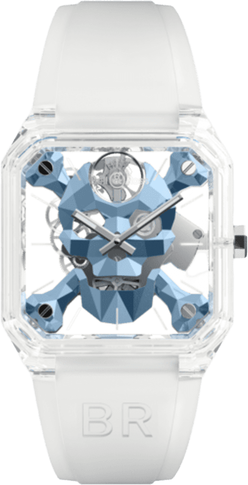 Bell & Ross Br 01 Cyber Skull Sapphire Ice Blue