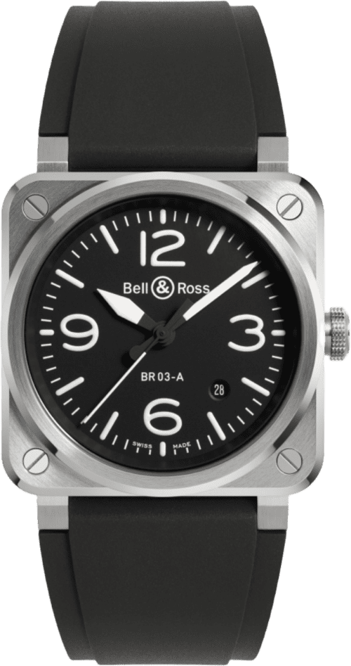 Bell & Ross Br 03 Black Steel