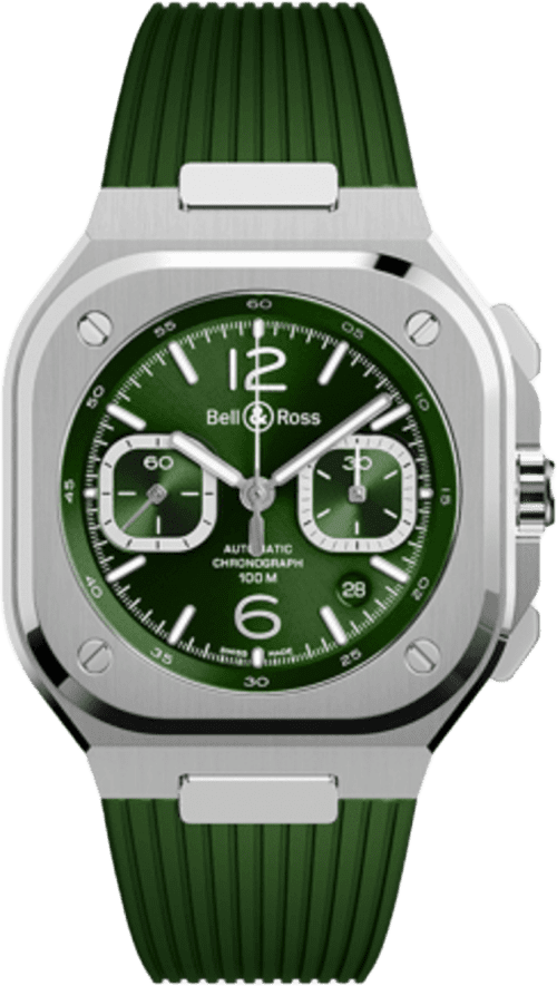 Bell & Ross Br 05 Chrono Green Steel