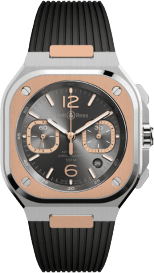 Bell & Ross Br 05 Chrono Grey Steel & Gold