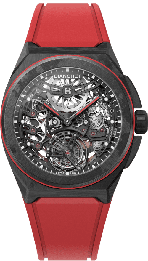 Bianchet Rotondo UltraFino Carbon Skeleton Red