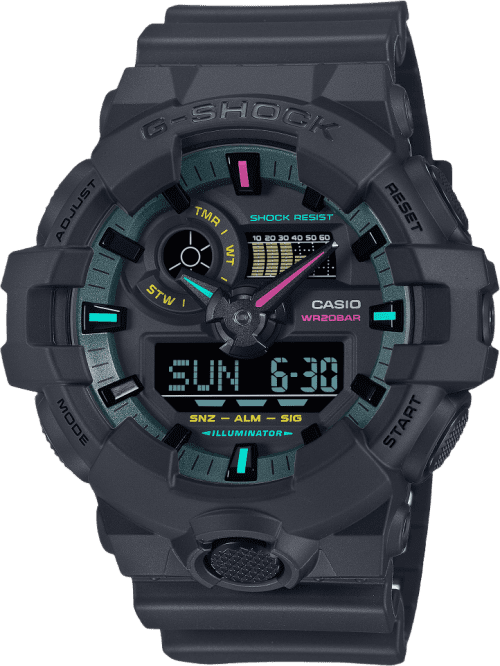 Casio Analog-digital Ga-700 Series