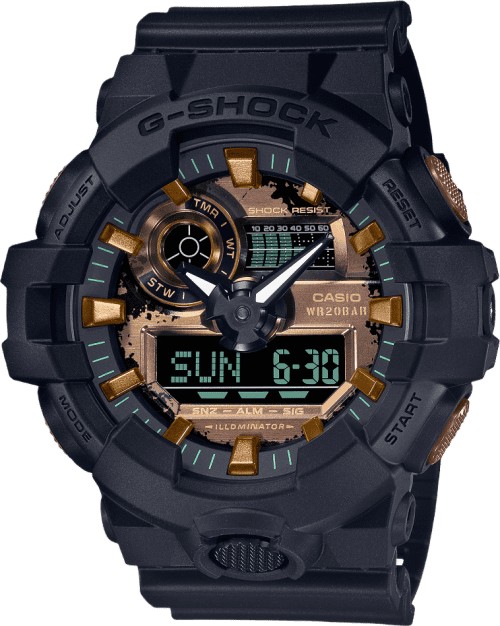 Casio Analog-digital Ga-700 Series