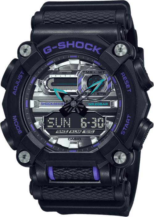 Casio Analog-digital Ga-900 Garish Series
