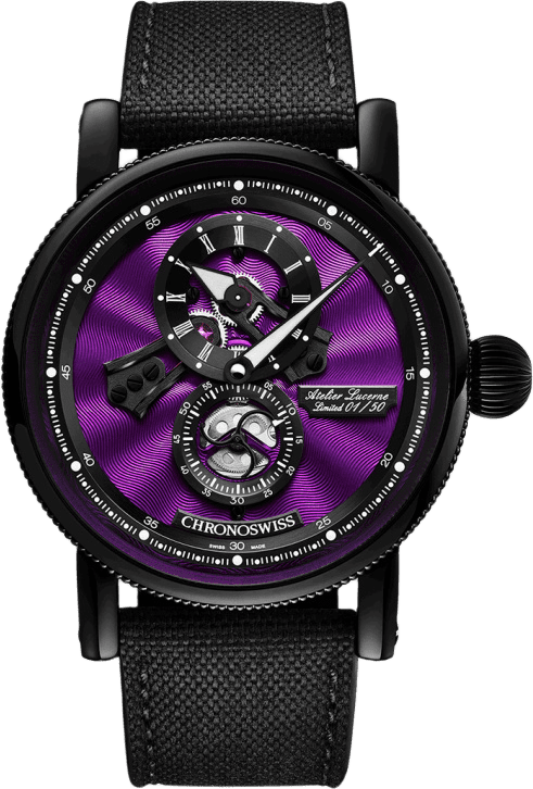 Chronoswiss Flying Regulator Open Gear Purple Panther