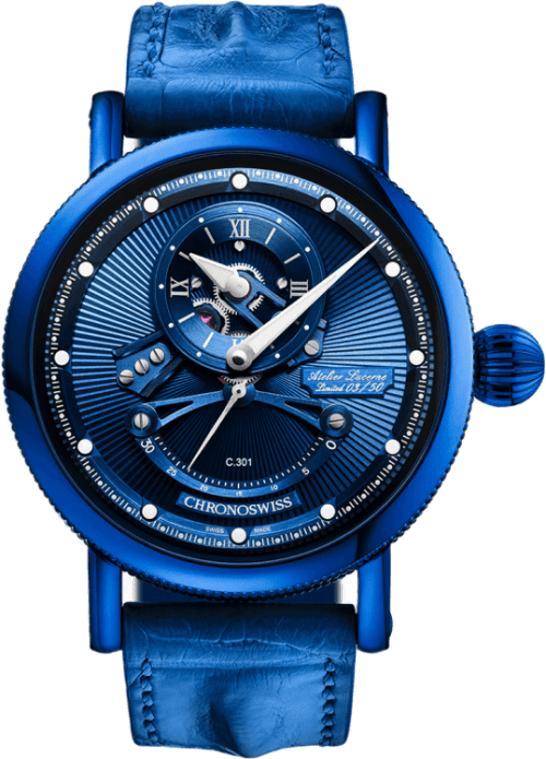 Chronoswiss Open Gear Resec Electric Blue
