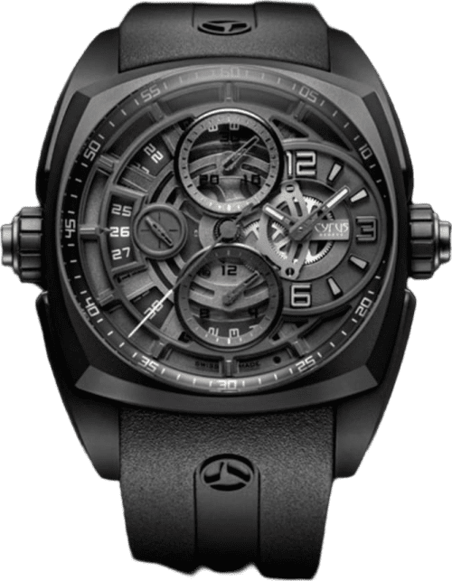 Cyrus Klepcys Skeleton Chronograph Darkness