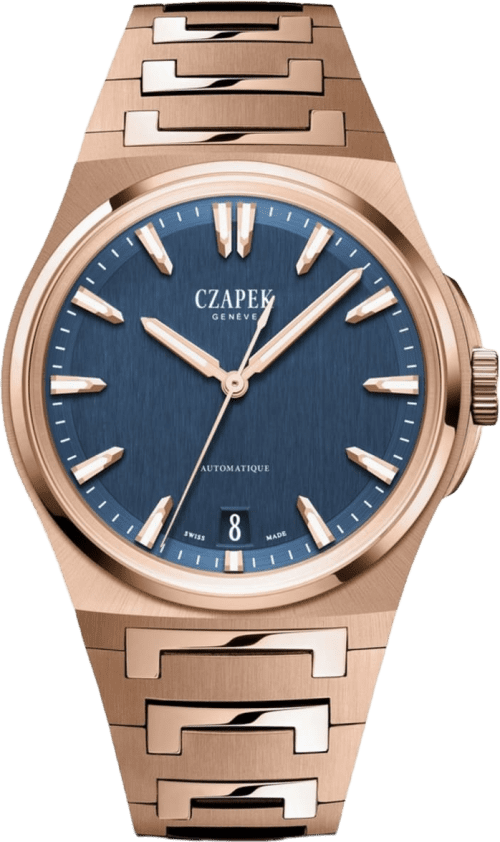 Czapek & Cie Antarctique Mount Erebus Deep Blue Full Rose Gold 5n