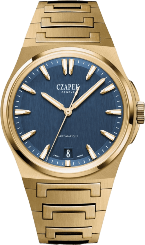 Czapek & Cie Antarctique Mount Erebus Deep Blue Full Yellow Gold 2n