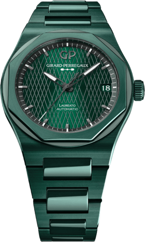 Girard Perregaux Laureato 42 Mm Green Ceramic Aston Martin Edition