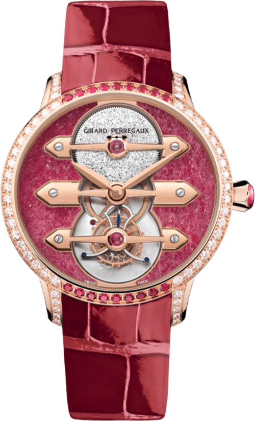 Girard Perregaux Tourbillon With Three Gold Bridges Ruby Heart