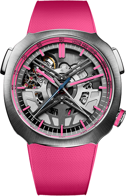 H. Moser & Cie. Streamliner Alpine Drivers Pink Edition