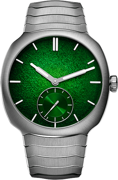 H. Moser & Cie. Streamliner Small Seconds Lime Green Enamel Boutique Edition