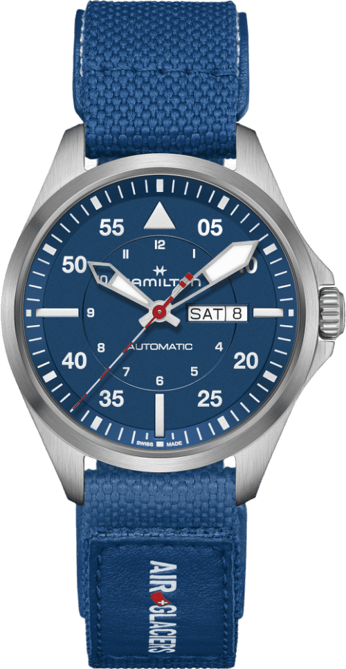 Hamilton Khaki Aviation Pilot Day Date Auto - Air-glaciers Edition