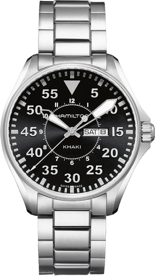 Hamilton Khaki Aviation Pilot Day Date Quartz