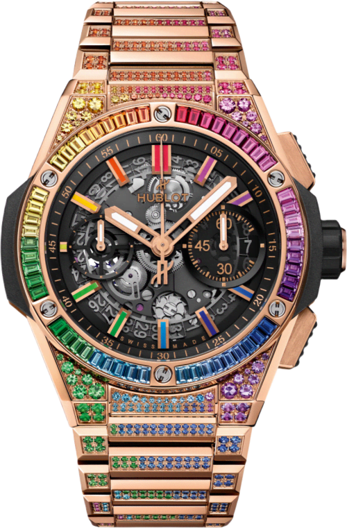 Hublot Big Bang Integrated King Gold Rainbow