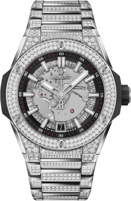 Hublot Big Bang Integrated Time Only Titanium Pavé