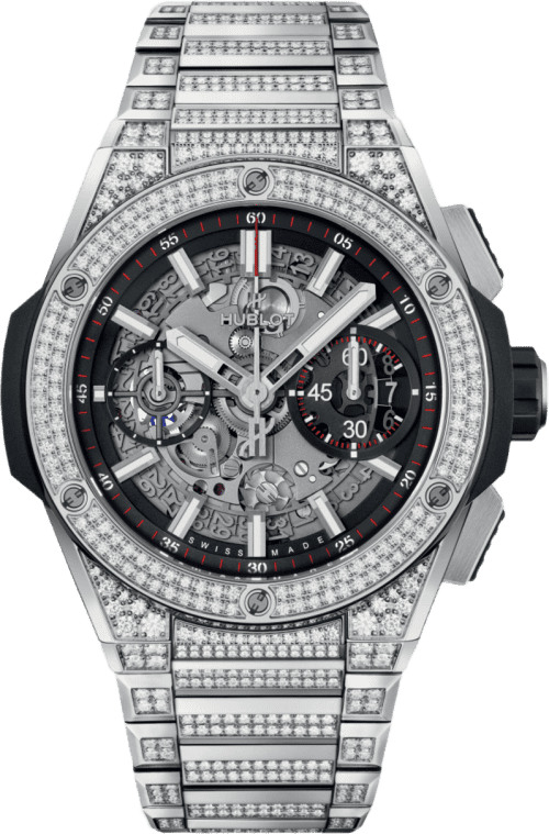 Hublot Big Bang Integrated Titanium Pavé