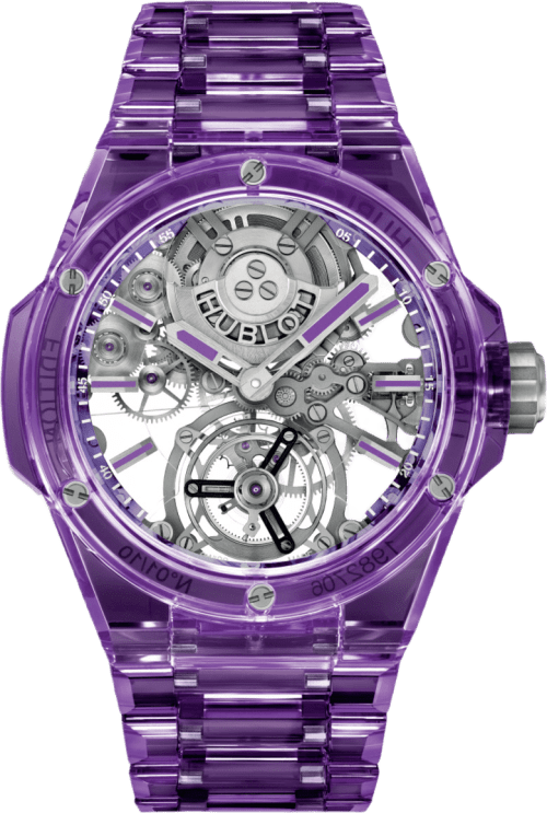Hublot Big Bang Integrated Tourbillon Full Purple Sapphire