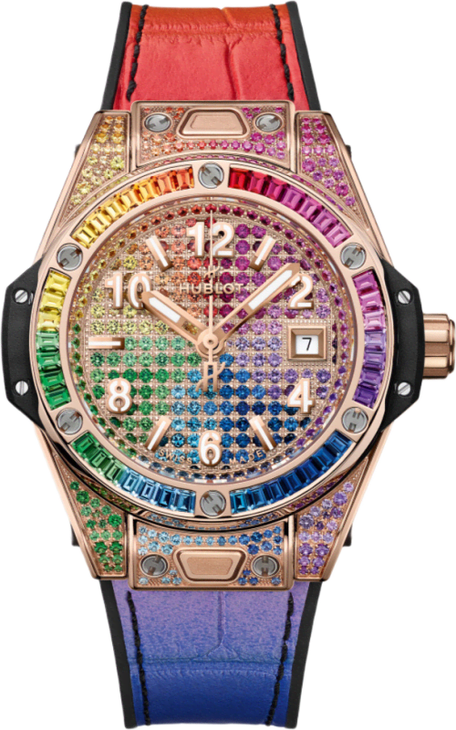 Hublot Big Bang One Click King Gold Rainbow