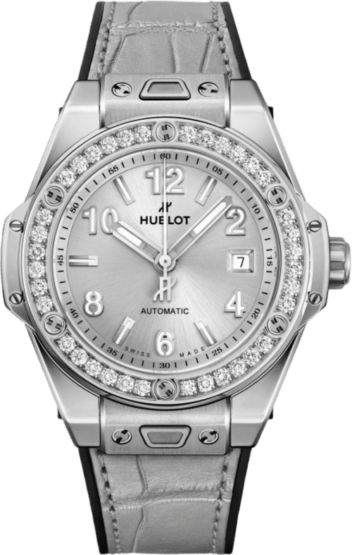 Hublot Big Bang One Click Monochrome Steel Diamonds