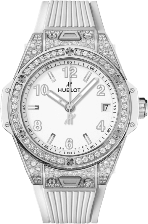 Hublot Big Bang One Click Steel White Pavé