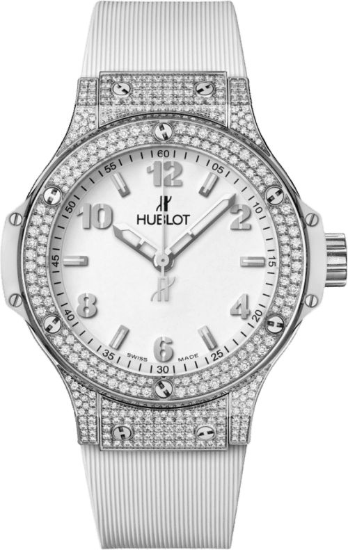 Hublot Big Bang Steel White Pavé