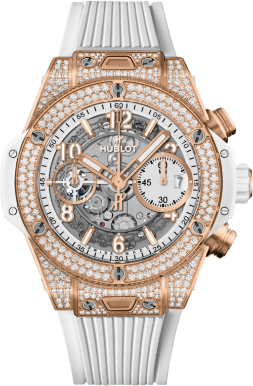 Hublot Big Bang Unico King Gold White Pavé