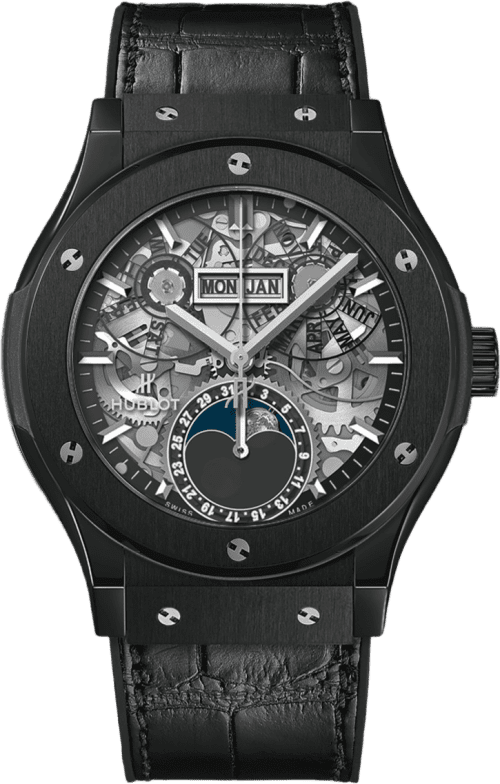 Hublot Classic Fusion Aerofusion Moonphase Black Magic