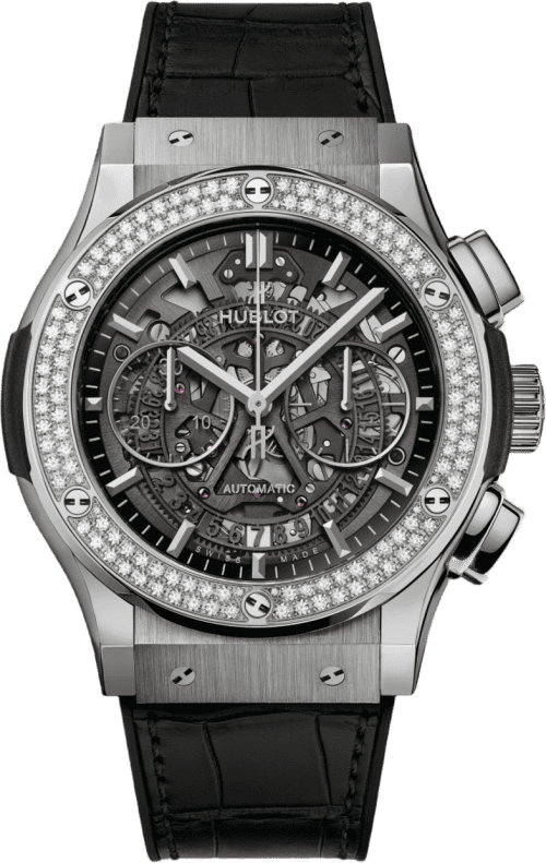 Hublot Classic Fusion Aerofusion Titanium Diamonds