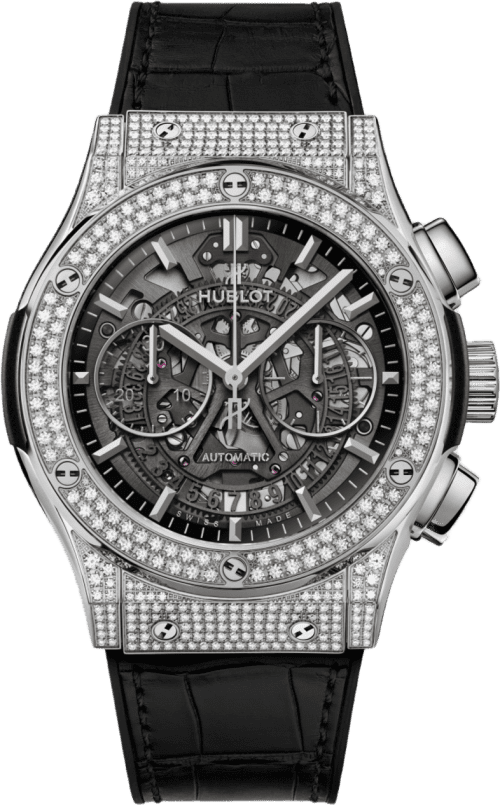 Hublot Classic Fusion Aerofusion Titanium Pavé