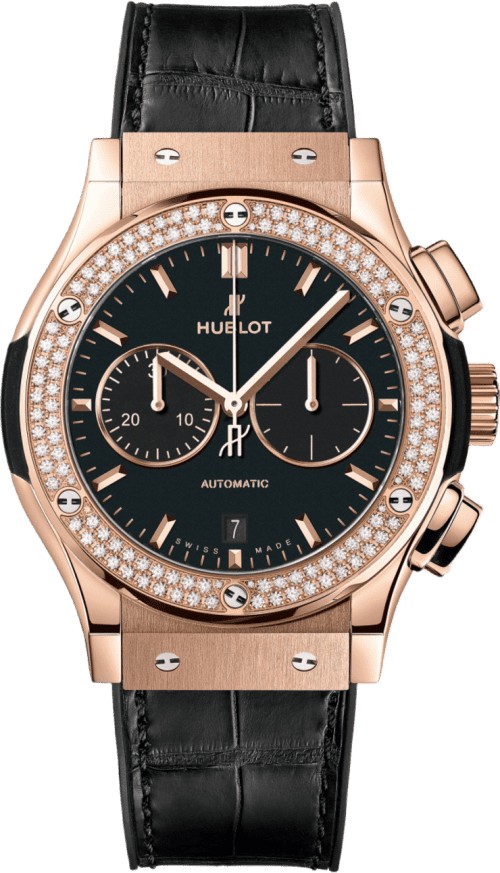 Hublot Classic Fusion Chronograph King Gold Diamonds