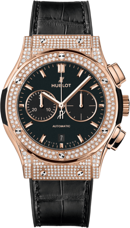 Hublot Classic Fusion Chronograph King Gold Pavé