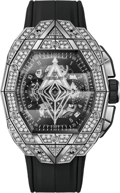 Hublot Spirit Of Big Bang Sang Bleu Titanium Pavé