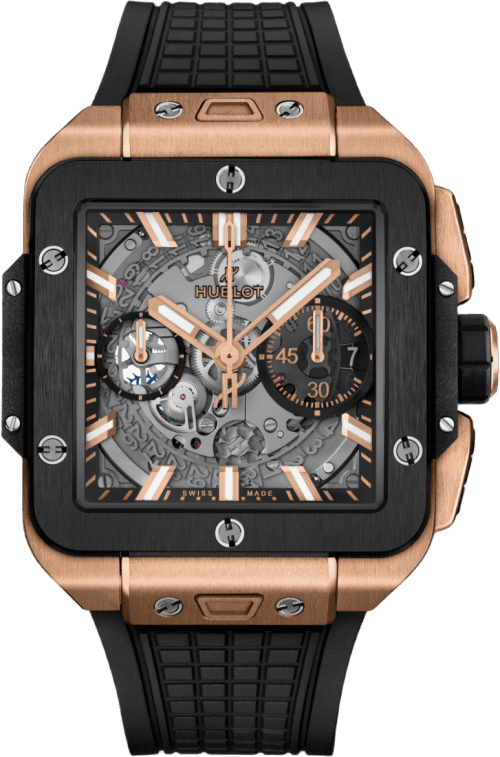 Hublot Square Bang Unico King Gold Ceramic