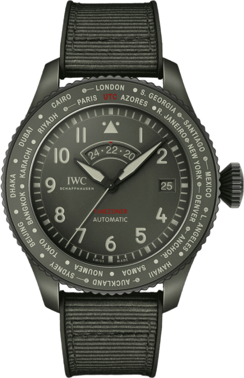IWC Pilot's Watch Timezoner Top Gun Woodland