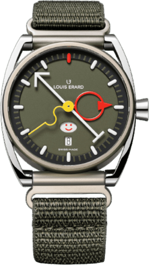 Louis Erard La Semaine Louis Erard x Alain Silberstein Khaki