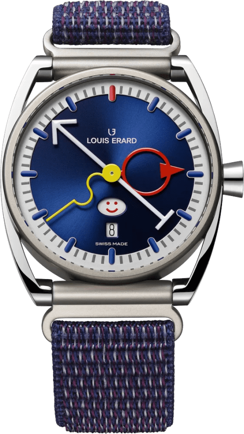 Louis Erard Louis Erard x Alain Silberstein Smile-Day Blue