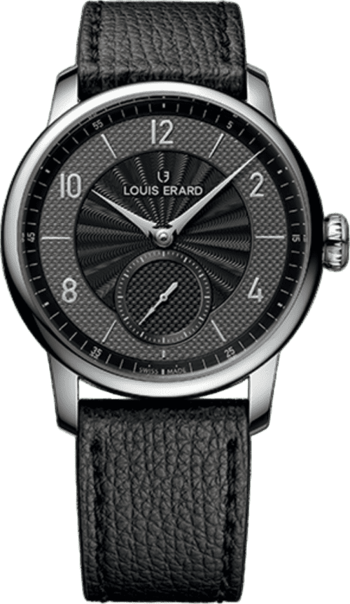 Louis Erard Petite Seconde Guilloché Anthracite Black