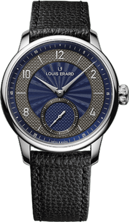 Louis Erard Petite Seconde Guilloché Anthracite Blue