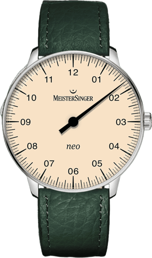 MeisterSinger Neo - Ivory with sapphire glas