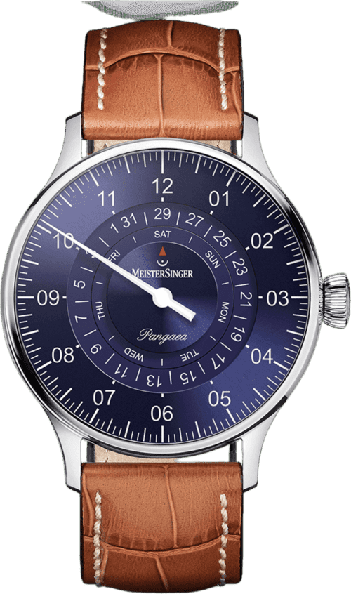 MeisterSinger Pangaea Day Date - Sunburst Blue