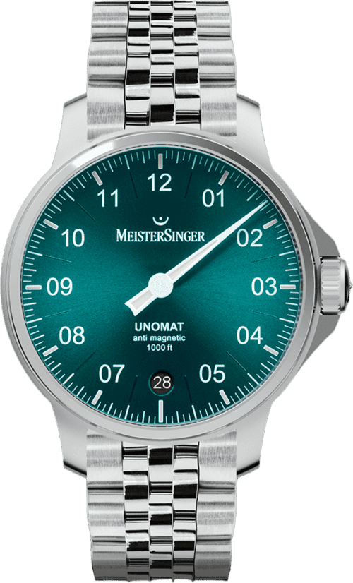 MeisterSinger Unomat - Sunburst medium green