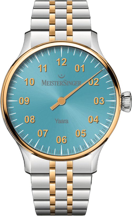 MeisterSinger Yaara - Iceblue with Gold